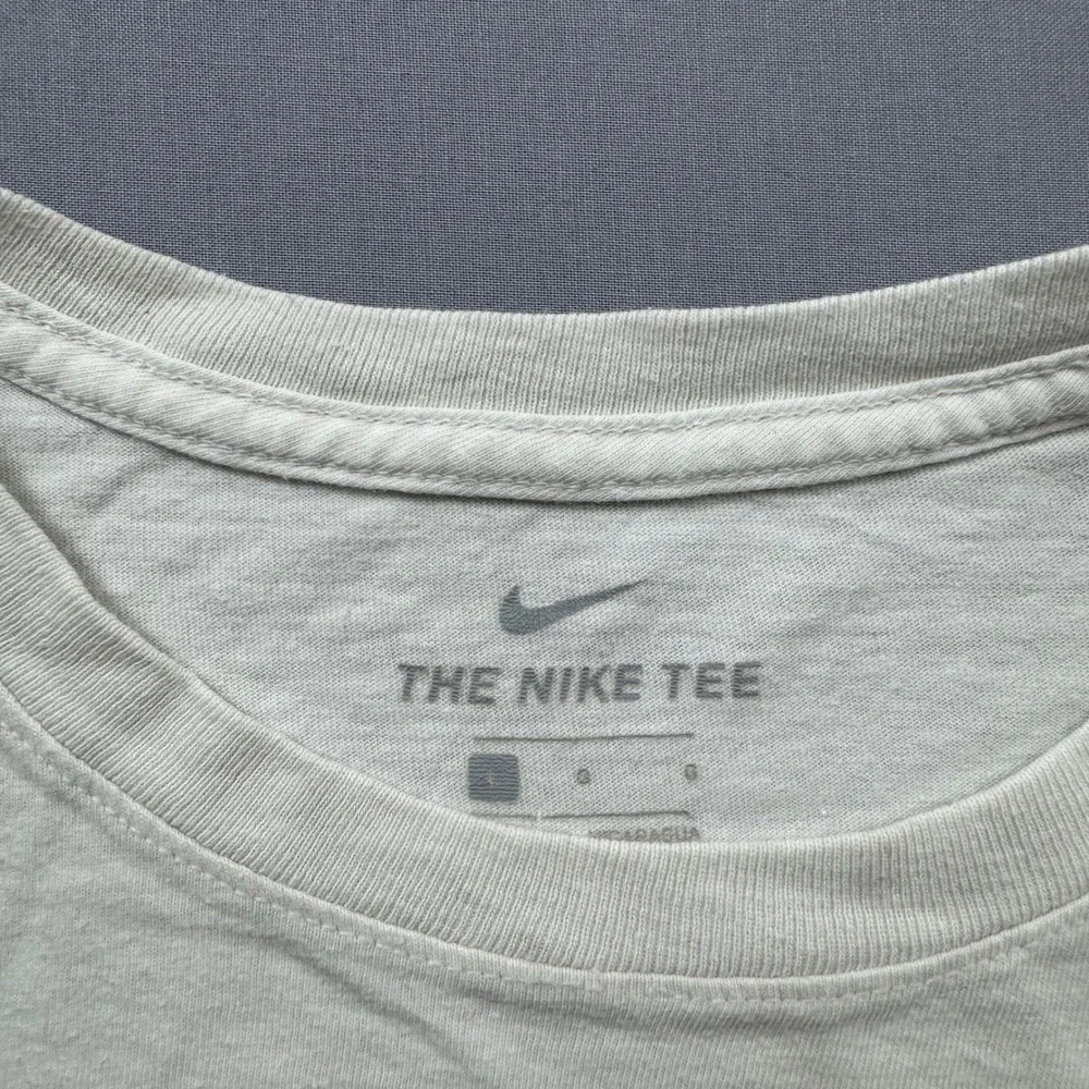 Nike Penn State Nittany Lions Graphic T-Shirt Mens Large White Navy Blue Tee